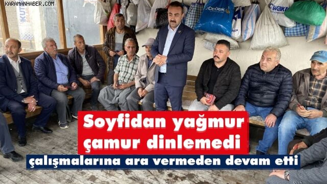 Mesut Soyfidan “Esnafımızın sesi olacağım, onlar için mecliste mücadele edeceğim”