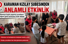 Karaman Kızılay Şubesinden Anlamlı Etkinlik
