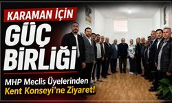 Karaman İçin Güç Birliği: MHP Meclis Üyelerinden Kent Konseyi"ne Ziyaret!
