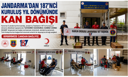 Jandarmadan Anlamlı Destek: Kuruluş Yıl Dönümünde Kan Bağışı Kampanyası