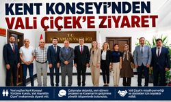 Karaman Kent Konseyi"nden Vali Hayrettin Çiçek"e Ziyaret