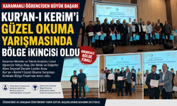 Karamanlı Öğrenci Kur'an-ı Kerim Yarışmasında Bölge İkincisi Oldu