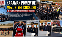 Karaman POMEM’de 32. Dönemlerin Mezuniyet Coşkusu