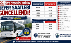 KAZIMKARABEKİR-KARAMAN BELEDİYE OTOBÜSÜ SEFER SAATLERİ GÜNCELLENDİ