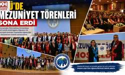 KMÜ’DE MEZUNİYET TÖRENLERİ SONA ERDİ