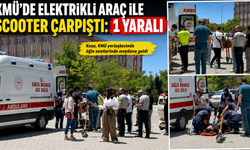 KMÜ’de Elektrikli Araç ile Scooter Çarpıştı: 1 Yaralı