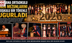 Mevlana Ortaokulu 2026 Mezunlarını Coşkulu Törenle Uğurladı