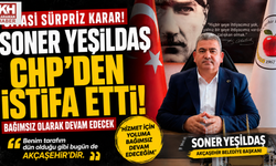 AKÇAŞEHİR BELEDİYE BAŞKANI SONER YEŞİLDAŞ CHP’DEN İSTİFA ETTİ