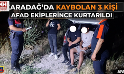 Karadağ’da Kaybolan 3 Kişi AFAD Ekiplerince Kurtarıldı