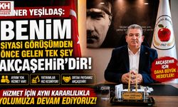 Soner Yeşildaş: “Benim Siyasi Görüşümden Önce Gelen Tek Şey Akçaşehir’dir”