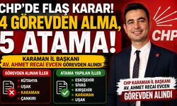 CHP’de Karaman Teşkilatında Görev Değişikliği: İl Başkanı Ahmet Recai Evcen Görevden Alındı