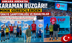 Ankara Arena’da Karaman Rüzgârı: Minik Güreşçilerden Türkiye Şampiyonluğu ve Madalyalar