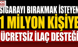 Sigarayı Bırakmak İsteyen 1 Milyon Kişiye Ücretsiz İlaç Desteği
