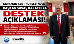 Karaman Kent Konseyi’nden Başkan Savaş Kalaycı’ya Destek Açıklaması