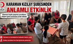 Karaman Kızılay Şubesinden Anlamlı Etkinlik