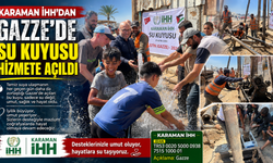 Karaman İHH’nın Desteğiyle Gazze’de Su Kuyusu Hizmete Açıldı