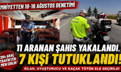 KARAMAN’DA EMNİYETTEN BİR HAFTALIK YOĞUN DENETİM: 11 ARANAN ŞAHIS YAKALANDI, 7 KİŞİ TUTUKLANDI