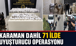 Karaman Dahil 71 İlde Uyuşturucu Operasyonu: 807 Şüpheli Tutuklandı