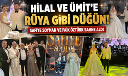HİLAL ÇELİK VE ÜMİT GÜVENOĞLU RÜYA GİBİ DÜĞÜNLE DÜNYAEVİNE GİRDİ