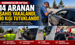 Karaman’da Bir Haftada 14 Aranan Şahıs Yakalandı, 10 Kişi Tutuklandı