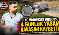 Genç Motosiklet Sürücüsü 4 Günlük Yaşam Savaşını Kaybetti