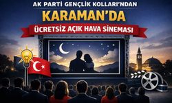 AK Parti Gençlik Kolları’ndan Karaman’da ücretsiz açık hava sineması etkinliği