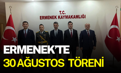 Ermenek’te 30 Ağustos için anlamlı tören