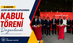 30 Ağustos Zafer Bayramı kapsamında Kabul Töreni düzenlendi