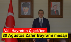 Vali Hayrettin Çiçek’ten 30 Ağustos Zafer Bayramı mesajı: “Birlik ve beraberliğimiz en büyük güvencemizdir”