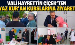 VALİ HAYRETTİN ÇİÇEK’TEN YAZ KUR’AN KURSLARINA ZİYARET
