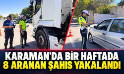 Karaman’da Bir Haftada 8 Aranan Şahıs Yakalandı