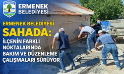 Ermenek Belediyesi Sahada: İlçenin Farklı Noktalarında Bakım ve Düzenleme Çalışmaları Sürüyor