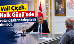 Vali Çiçek, Halk Günü’nde vatandaşların taleplerini dinledi