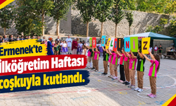 Ermenek’te İlköğretim Haftası coşkuyla kutlandı
