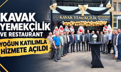 Kavak Yemekçilik ve Restaurant yoğun katılımla hizmete açıldı