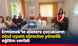 Ermenek’te ailelere çocukların okul uyum sürecine yönelik eğitim verildi