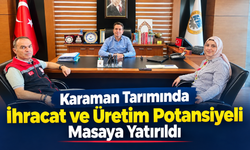 Karaman Tarımında İhracat ve Üretim Potansiyeli Masaya Yatırıldı