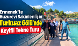 Ermenek’te Huzurevi Sakinleri İçin Turkuaz Gölü’nde Keyifli Tekne Turu
