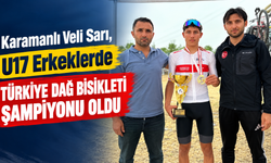 Karamanlı Veli Sarı, U17 Erkeklerde Türkiye Dağ Bisikleti Şampiyonu Oldu
