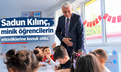 Sadun Kılınç, minik öğrencilerin etkinliklerine konuk oldu