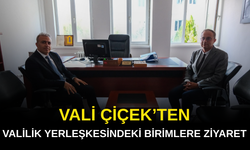 Vali Çiçek, Valilik yerleşkesindeki kurum ve birimleri ziyaret etti