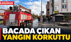 Karaman’da Baca Yangını Korkuttu