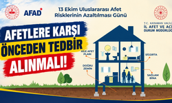 AFAD Karaman’dan 13 Ekim Mesajı: Afetlere Karşı Önceden Tedbir Alınmalı