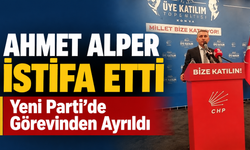 Ahmet Alper, Yeni Parti Başyayla İlçe Başkanlığı ve parti üyeliğinden istifa etti