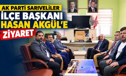 AK Parti Sarıveliler İlçe Başkanı Hasan Akgül’e ziyaret