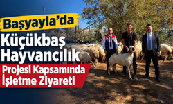 Başyayla’da Küçükbaş Hayvancılık Projesi Kapsamında İşletme Ziyareti