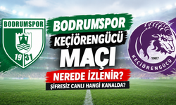 Bodrumspor Keçiörengücü maçı nerede izlenir, şifresiz canlı hangi kanalda? TFF 1. Lig