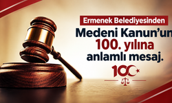 Ermenek Belediyesinden Medeni Kanun’un 100. yılına anlamlı mesaj