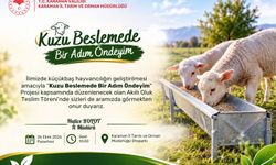 Karaman’da “Kuzu Beslemede 1 Adım Öndeyim” projesi kapsamında akıllı oluk dağıtımı yapılacak
