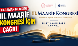 Karaman MEB’den III. Maarif Kongresi için çağrı